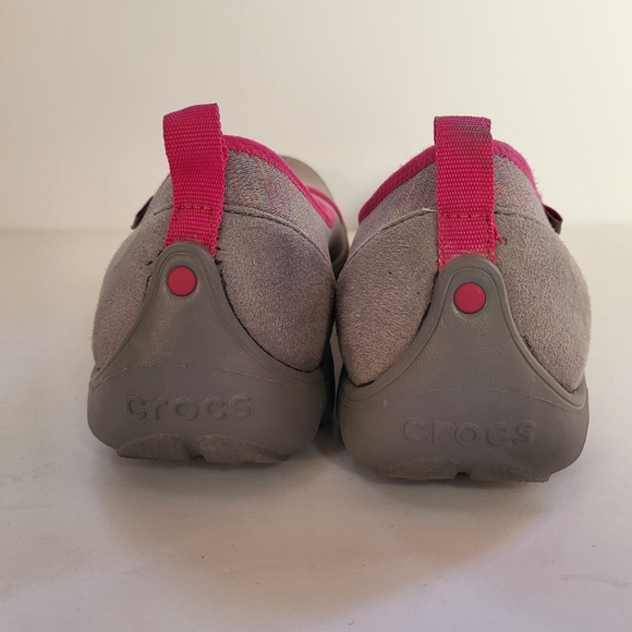 Crocs Women's 11 Multicolor Grey Duet Busy Day 202044 Slip On Comfort Flats - Picture 3 of 16